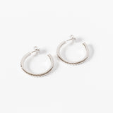INGRANAGGI Silver Hoop Earrings